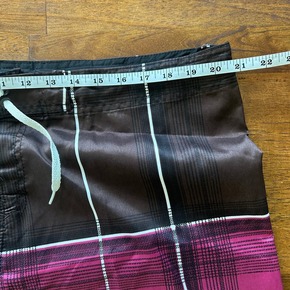 Billabong Quads Plaid Board Shorts, Mens Size 40 Surf Swim Casual Vibrant Colors - Picture 6 of 9